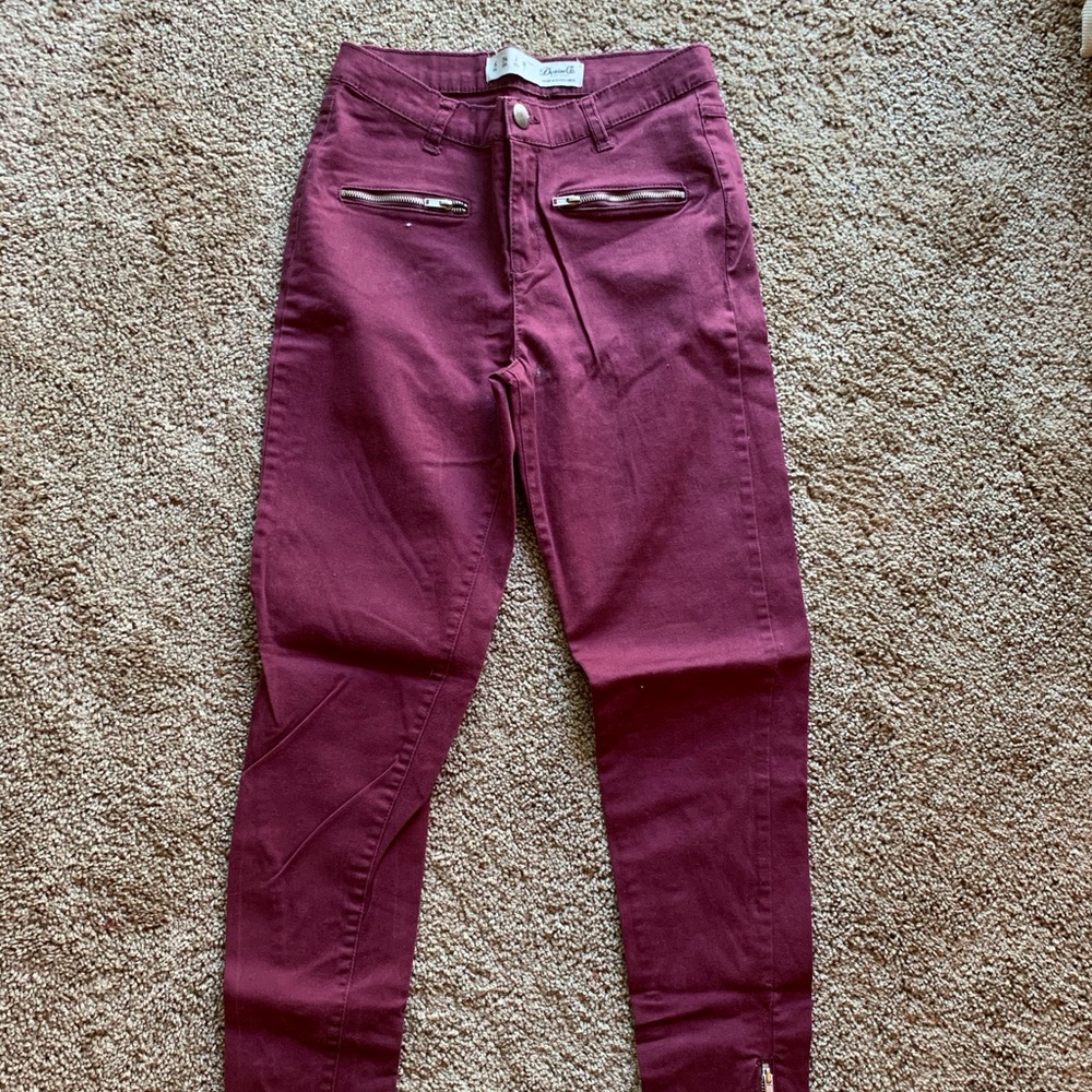 Leggings - maroon